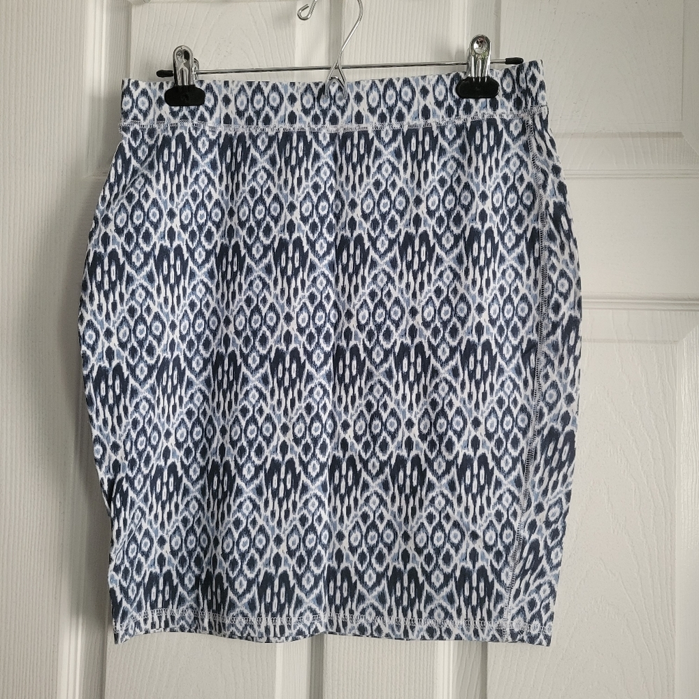 Patterned Mini Skirt